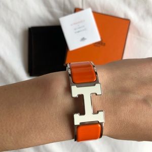 HERMÈS Clic Clac H Bracelet size PM